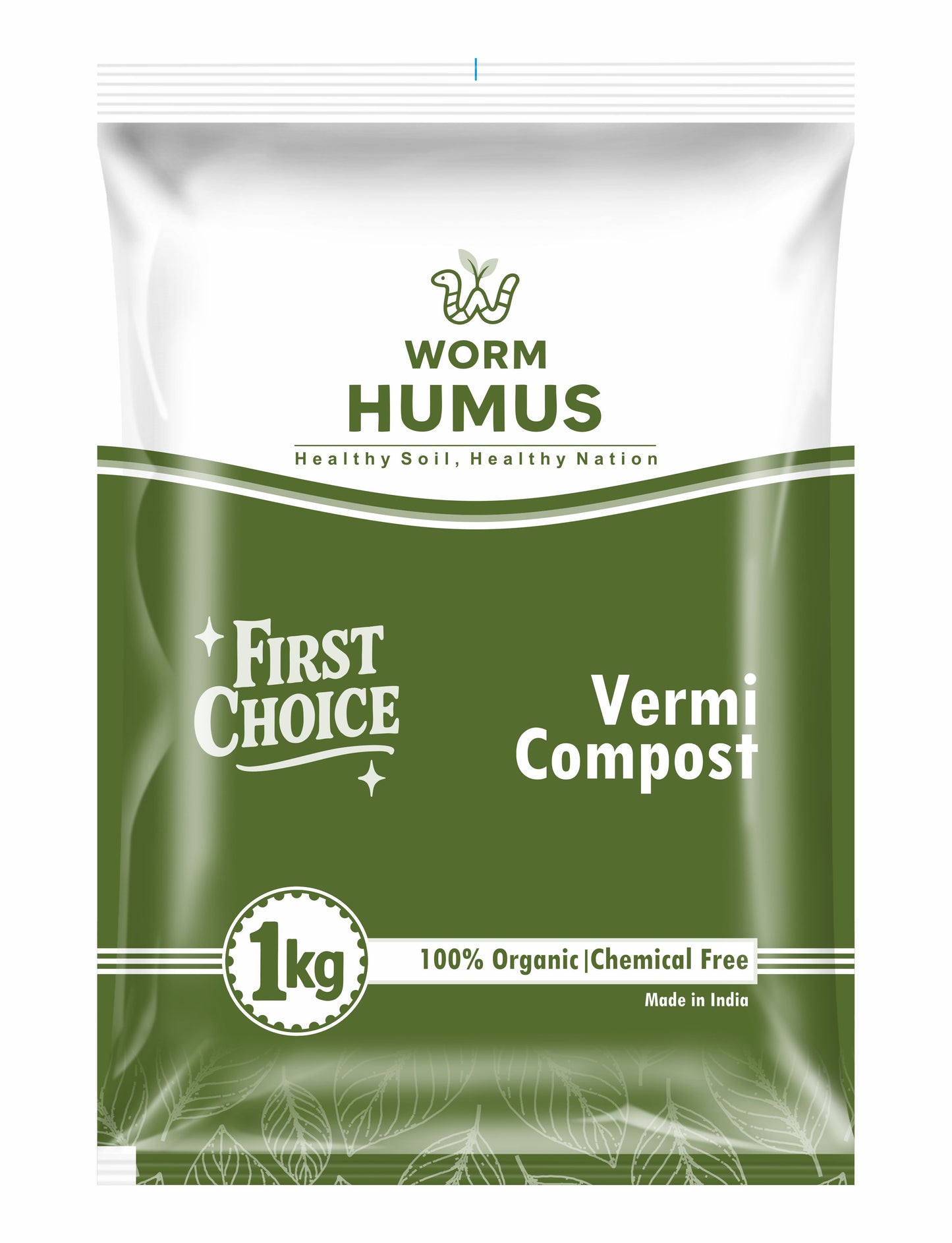Worm Humus 1 kg Vermi Compost – 100% Organic, Chemical-Free Fertilizer for Plants | Improves Soil Fertility & Growth